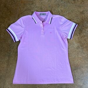 G/FORE Lavender Polo Shirt